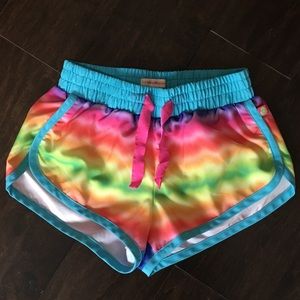 Little miss matched girls size 4 board shorts